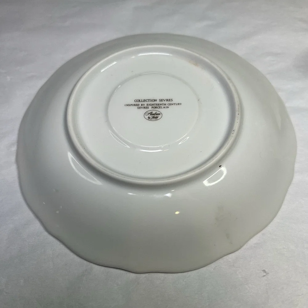 Andrea By Sedak 1996 Inspired By 18th Century‎ Sevres Green Porcelain Cup Saucer